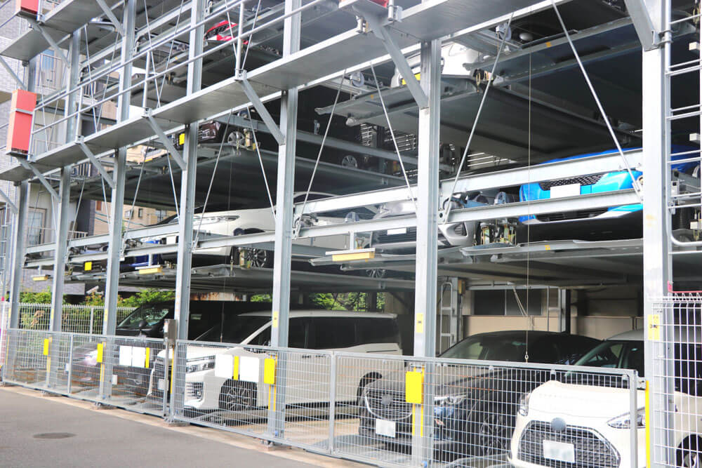 Apartment multilevel parking